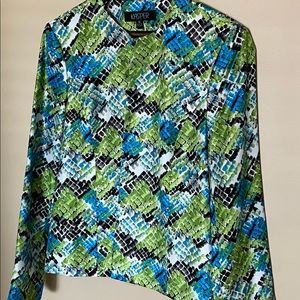 Vibrant Kasper Women’s Blazer. Beautiful Colors.
